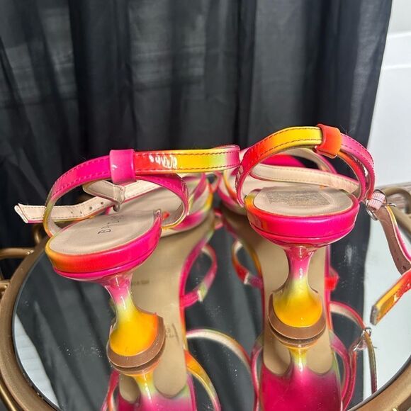 Bamboo Multicolor Martini heel Sandals - Picture 4 of 5